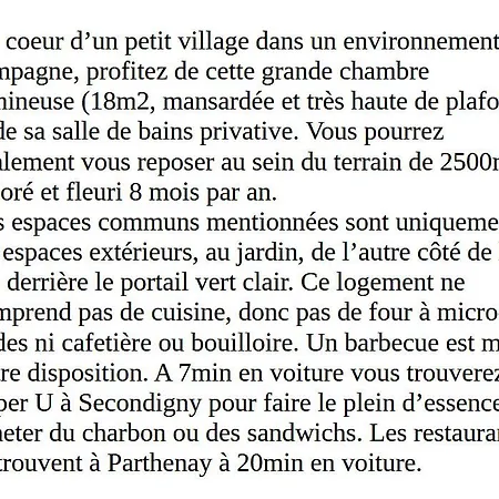 Alojamento de Turismo Rural La Ferme Du Papillon Pougne-Herisson