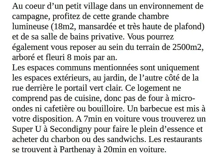 Alojamento de Turismo Rural La Ferme Du Papillon Pougne-Herisson